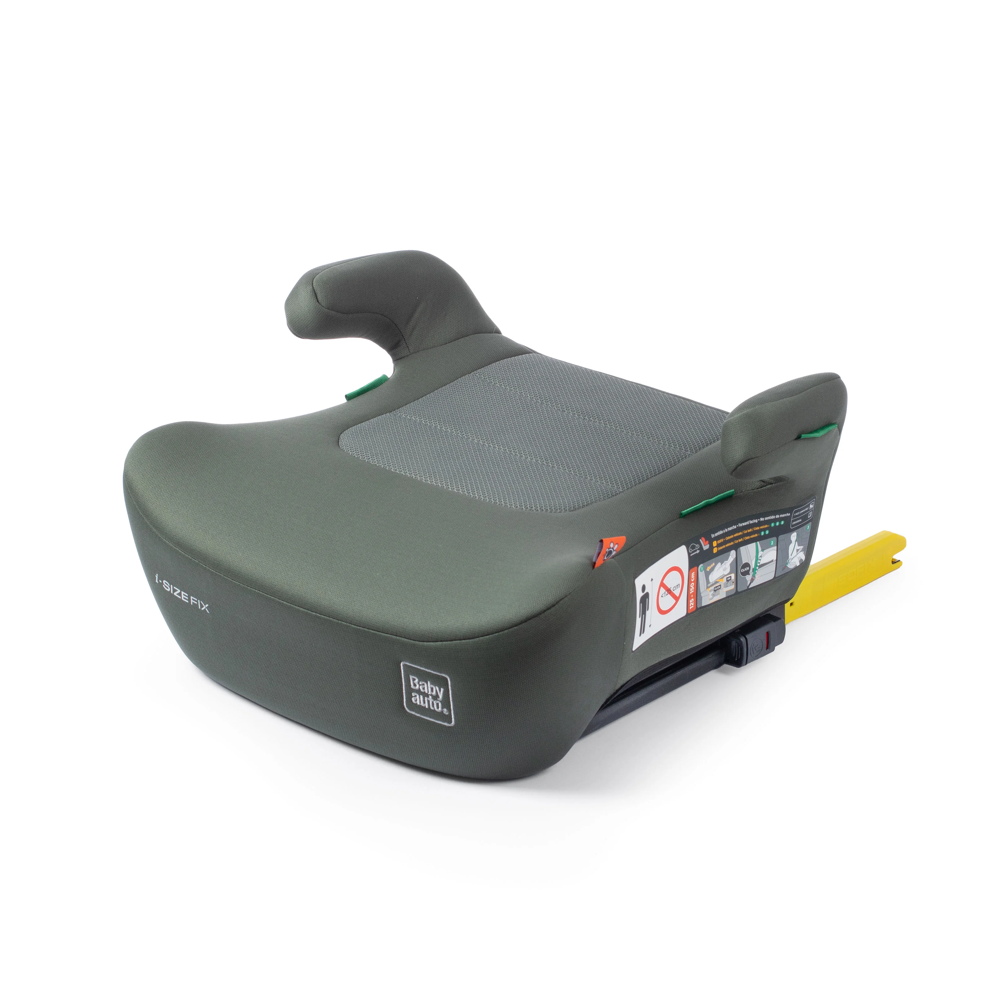 Babyauto GEKKO iFIX 125-150, podsedák velký, pine green