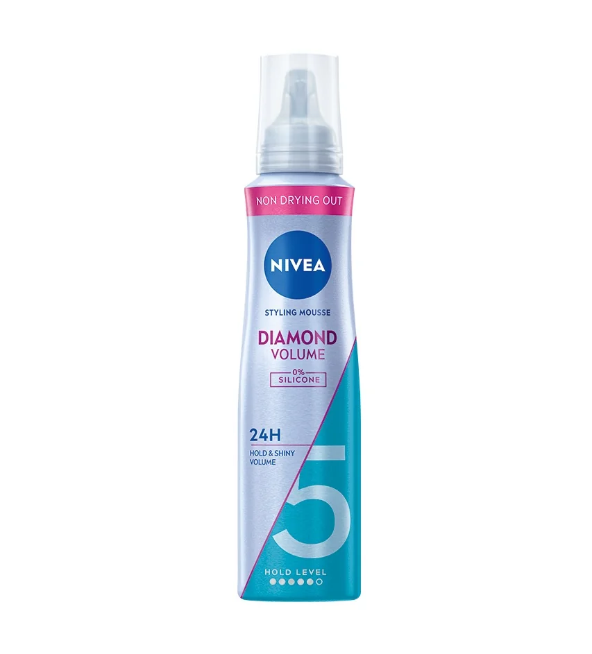 Nivea Diamond Volume pěnové tužidlo 150 ml