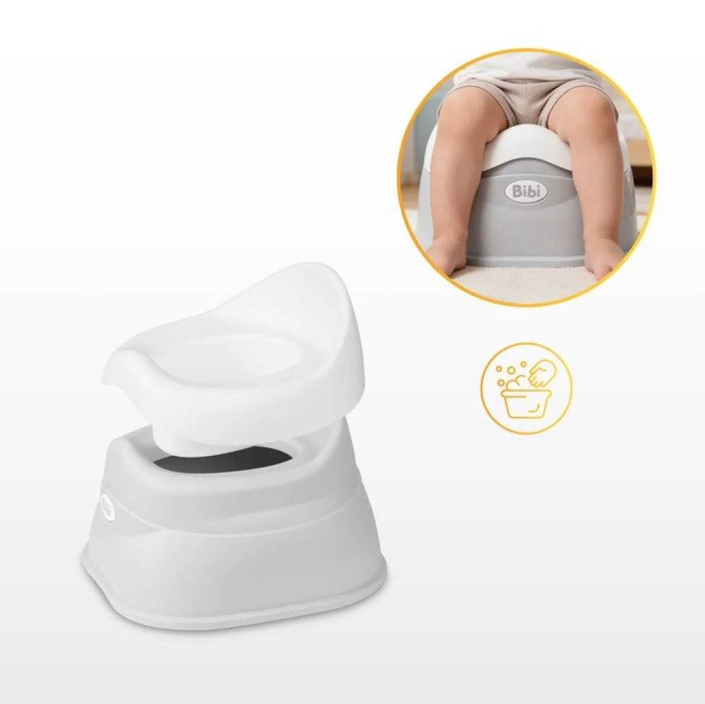 SENSILLO Dětský nočník Bibi s vyjímatelnou vložkou – ergonomický, protiskluzový - šedý