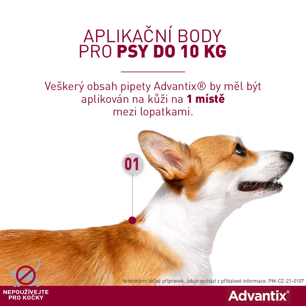 Advantix pro psy do 4 kg spot-on 4x0,4 ml
