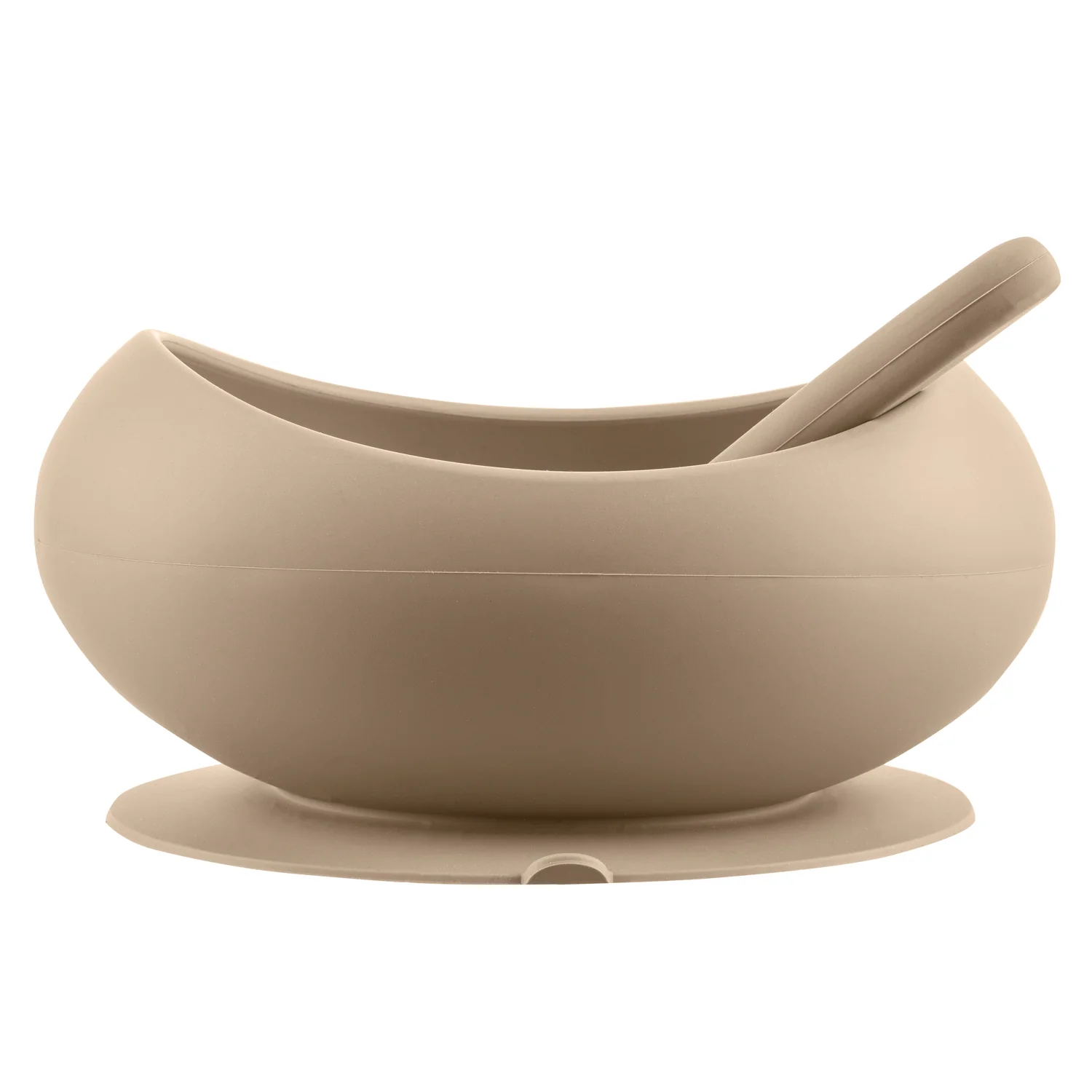 Zopa Silikonová miska se zvýšenými okraji a přísavkou, Sand Beige 3