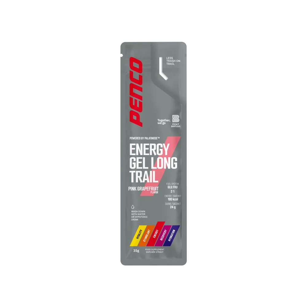 Penco Energy gel Long Trail růžový grep 35 g