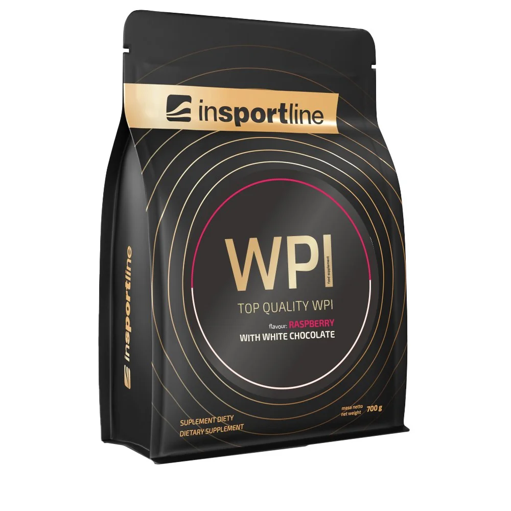 inSPORTline Protein WPI 700g malina s bílou čokoládou