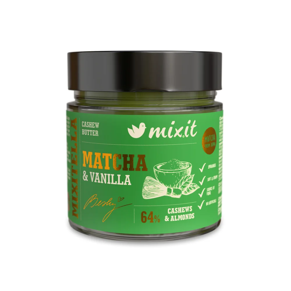 Mixit Mixitella od Besky matcha s vanilkou 220 g