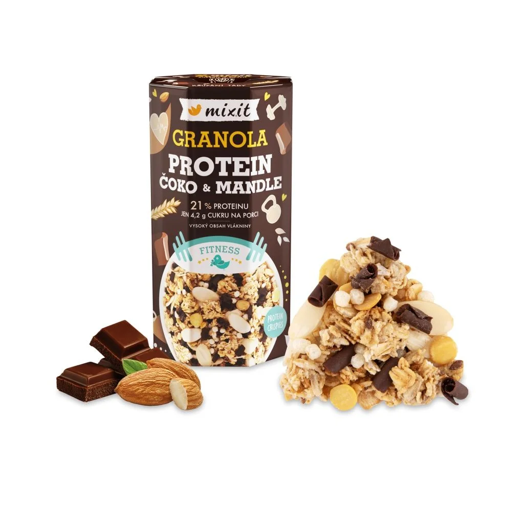 Mixit Proteinová granola Čoko & mandle 450 g