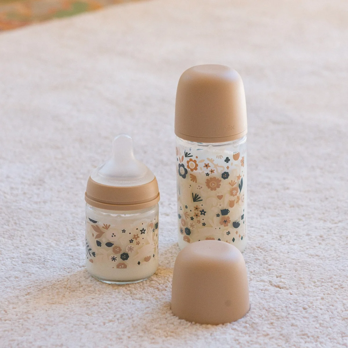 Suavinex Wonderland Skleněná láhev fyziologická SX PRO průtok S 0m+ 120 ml 1 ks liberty modrá