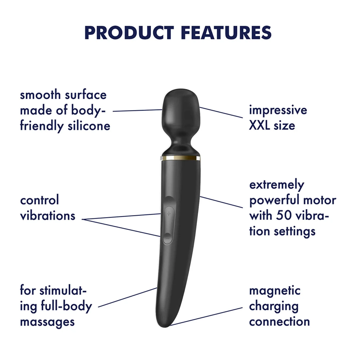 Satisfyer Masážní vibrátor Wand-er Woman