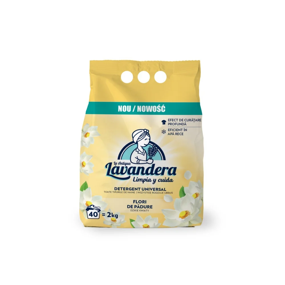 Lavandera Prací prášek Divoké květy 2 kg 40 dávek