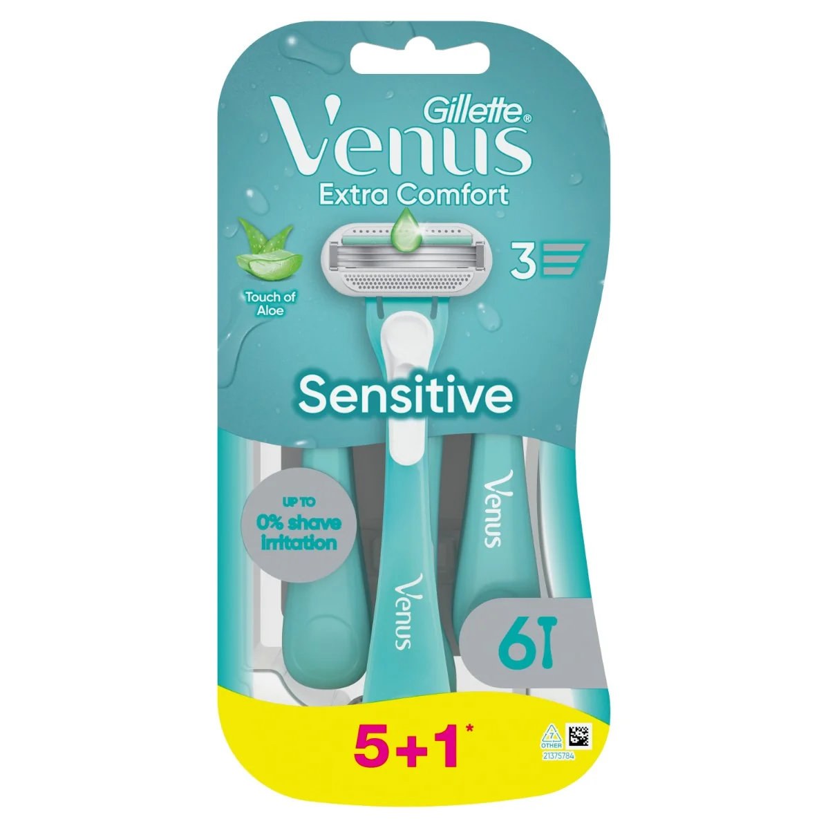 Gillette Venus Extra Comfort Sensitive pohotová holítka 6 ks