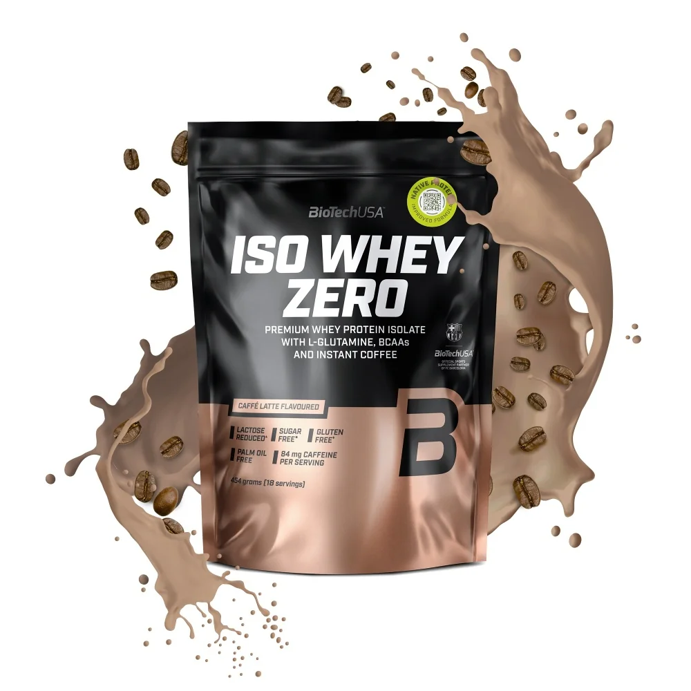BioTech USA Iso Whey Zero caffé latte 454 g