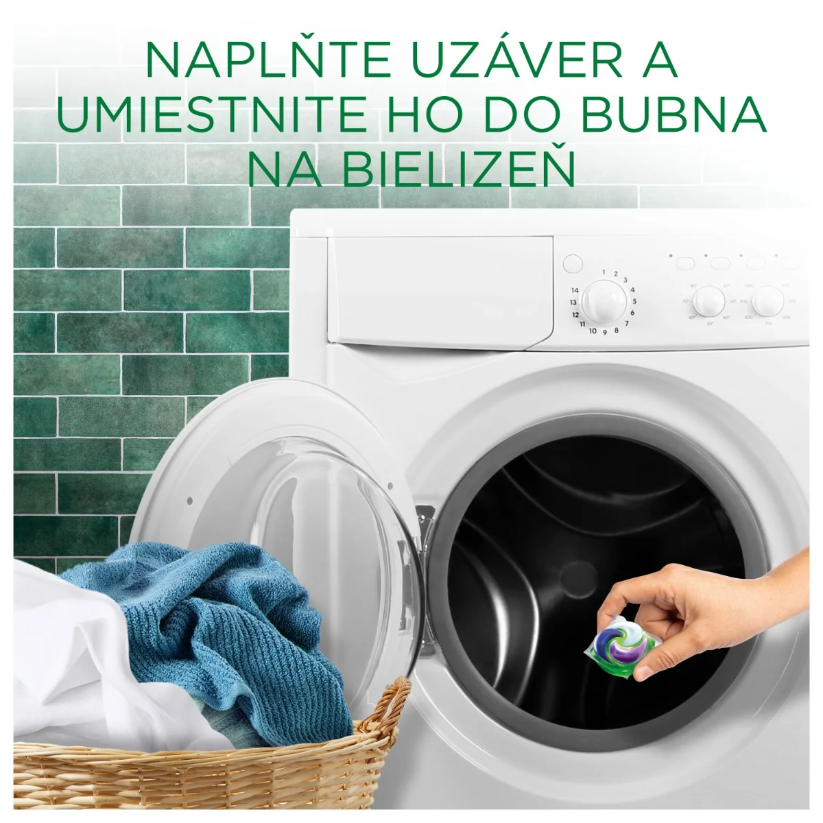 Ariel Touch of Lenor Amethyst Flower Prací kapsle 52 ks