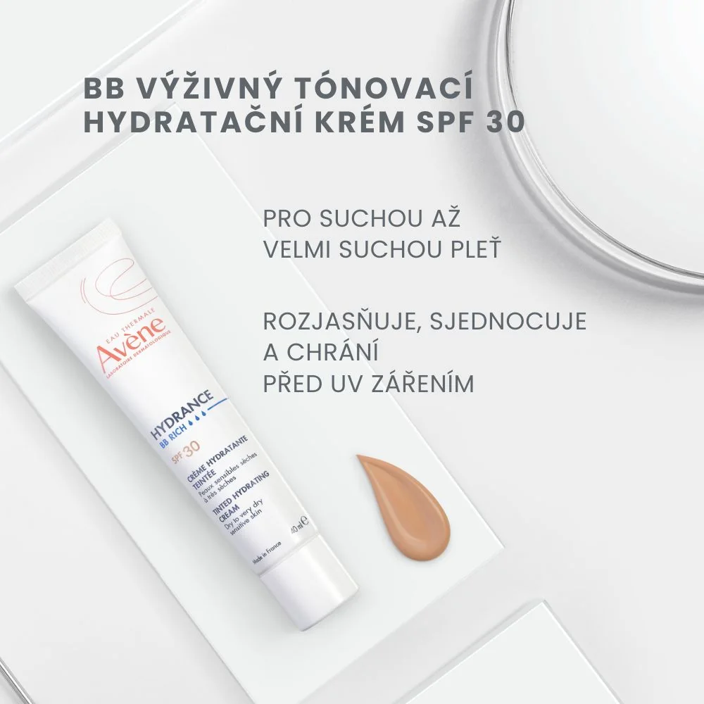 Avène Hydrance BB Výživný tónovací hydratační krém SPF30 40 ml