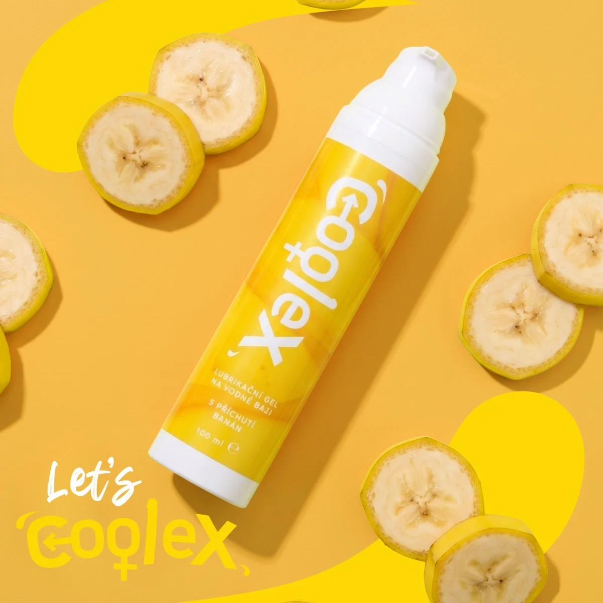 Coolex Lubrikační gel na vodní bázi banán 100 ml airless
