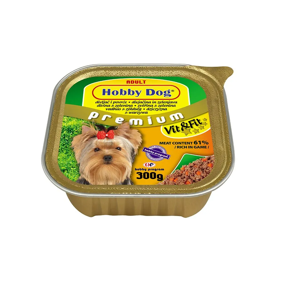 Hobby Dog Zvěřina se zeleninou konzerva 300 g