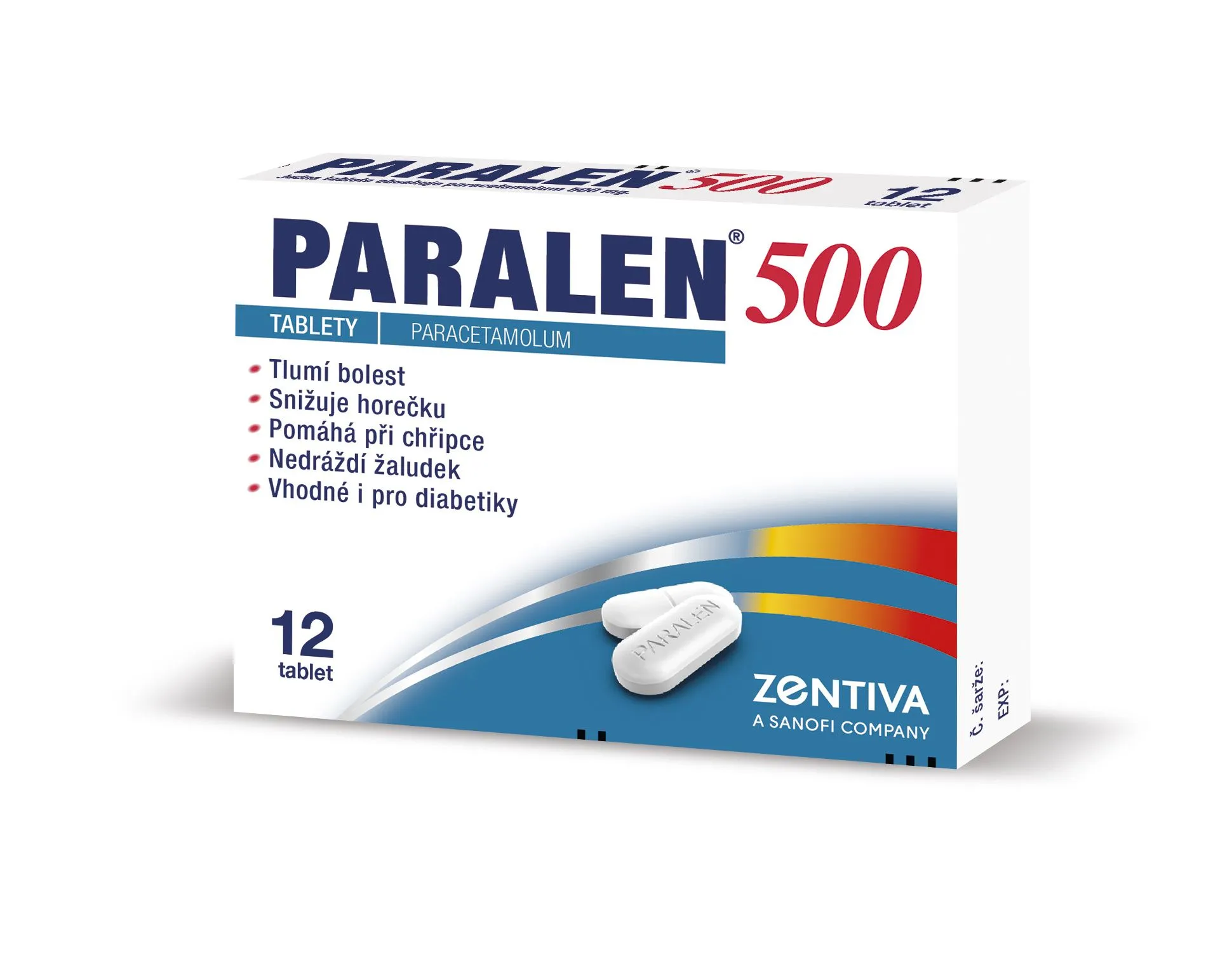 Paralen 500 mg 12 tablet