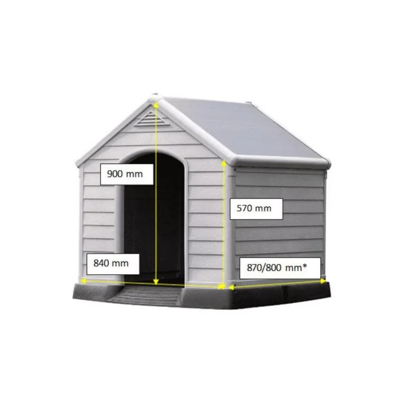 Curver Bouda pro psy Dog House šedá