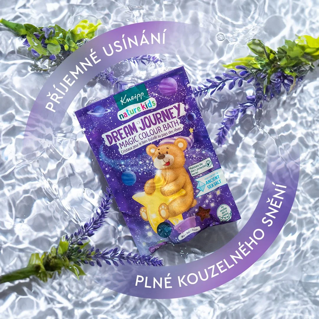Kneipp Nature kids barevná sůl do koupele malý snílek 2x20 g