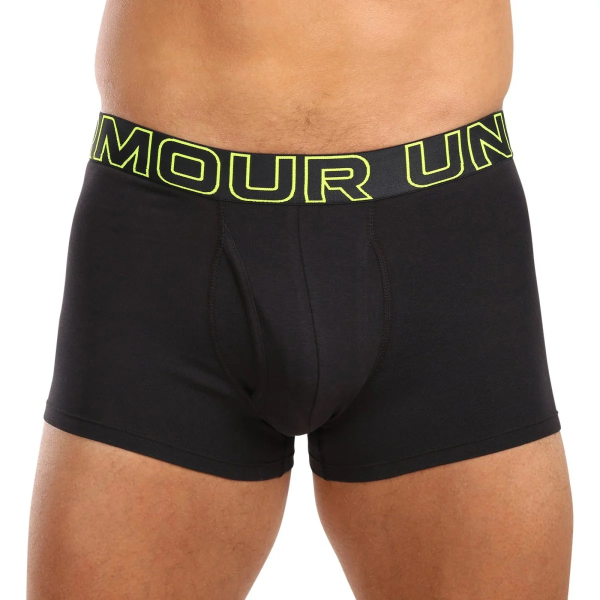 Under Armour 3PACK pánské boxerky černé (1383891 002) 4XL