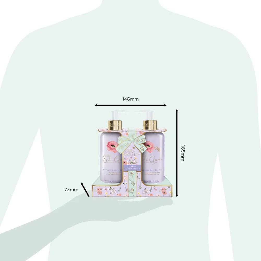 Baylis & Harding Royale Garden Sada péče o ruce Levandule & Šípkový čaj 2x300 ml