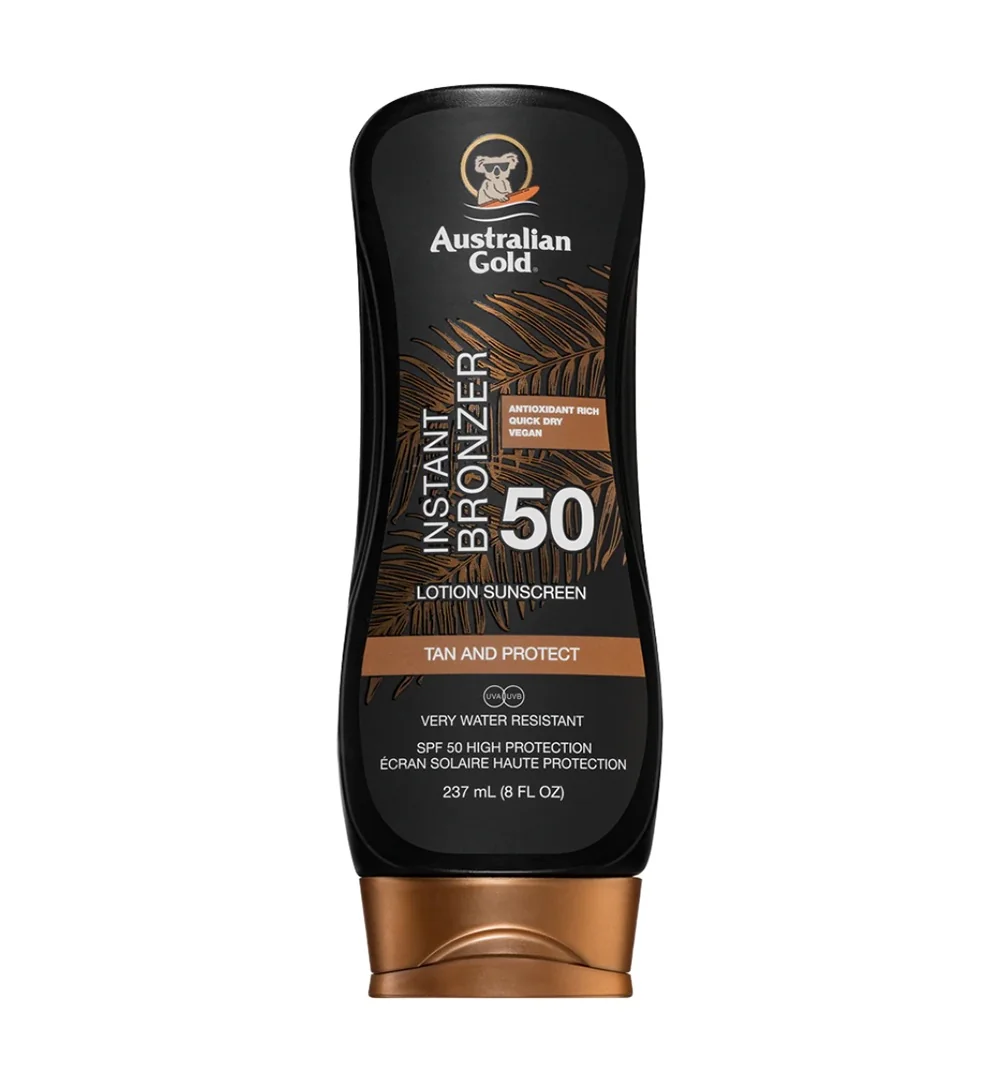 Australian Gold SPF 50 Lotion Bronzer opalovací krém s bronzerem 237 ml