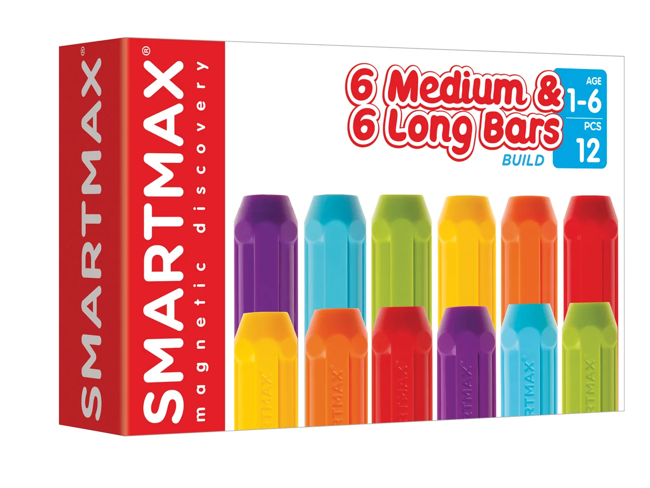 Smartmax krátké a dlouhé tyče - 12 ks