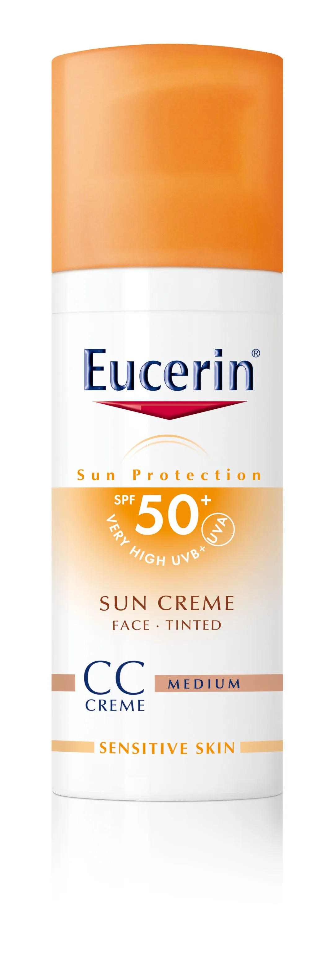 EUCERIN SUN CC krém na opalování na obličej SPF 50+ středně tmavý 50ml