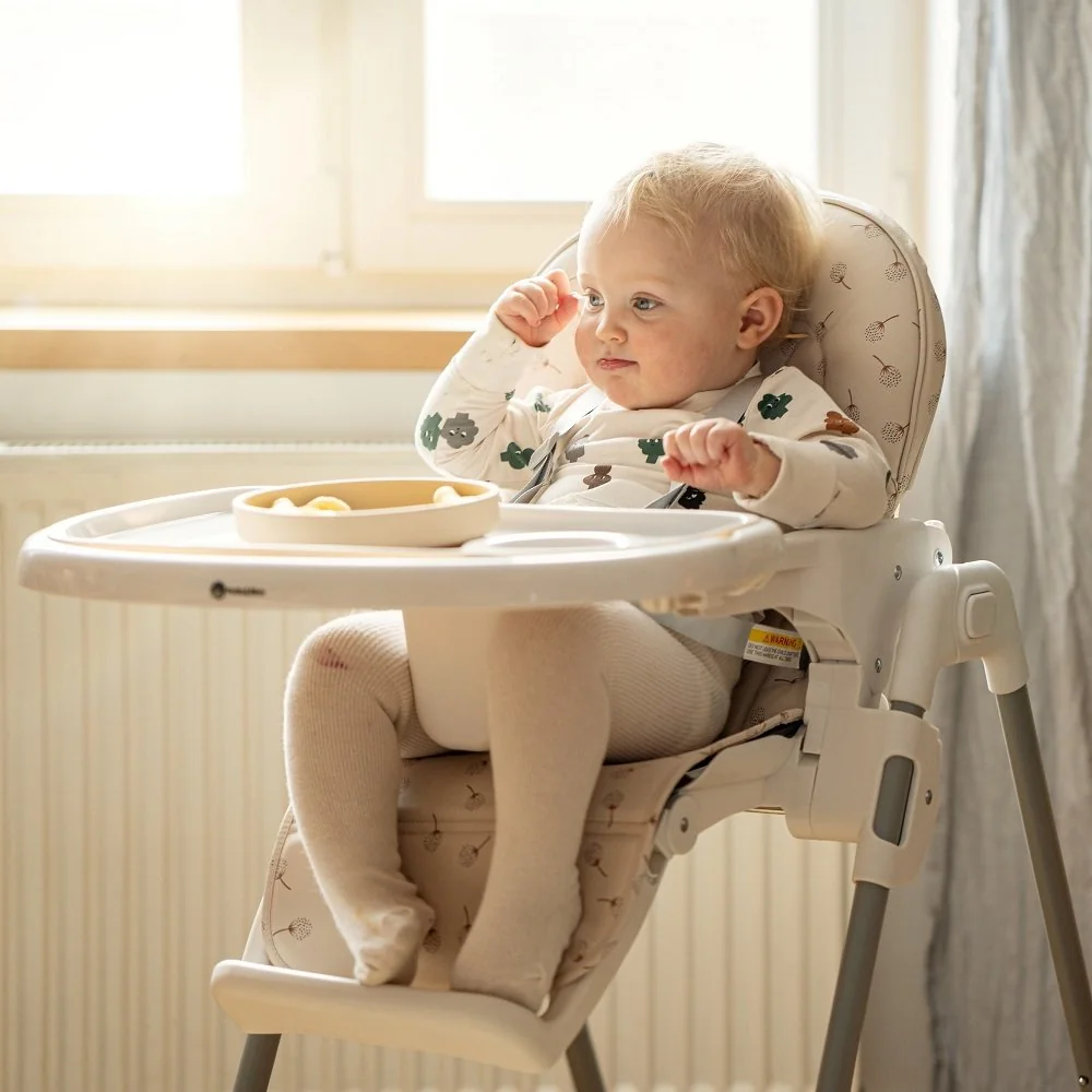 Petite&Mars Židlička jídelní Gusto Complete Beige Dandelions