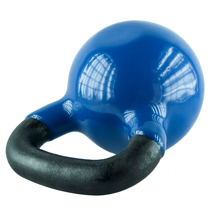 HMS Kettlebell pokrytý vinylem KN modrý - 32kg
