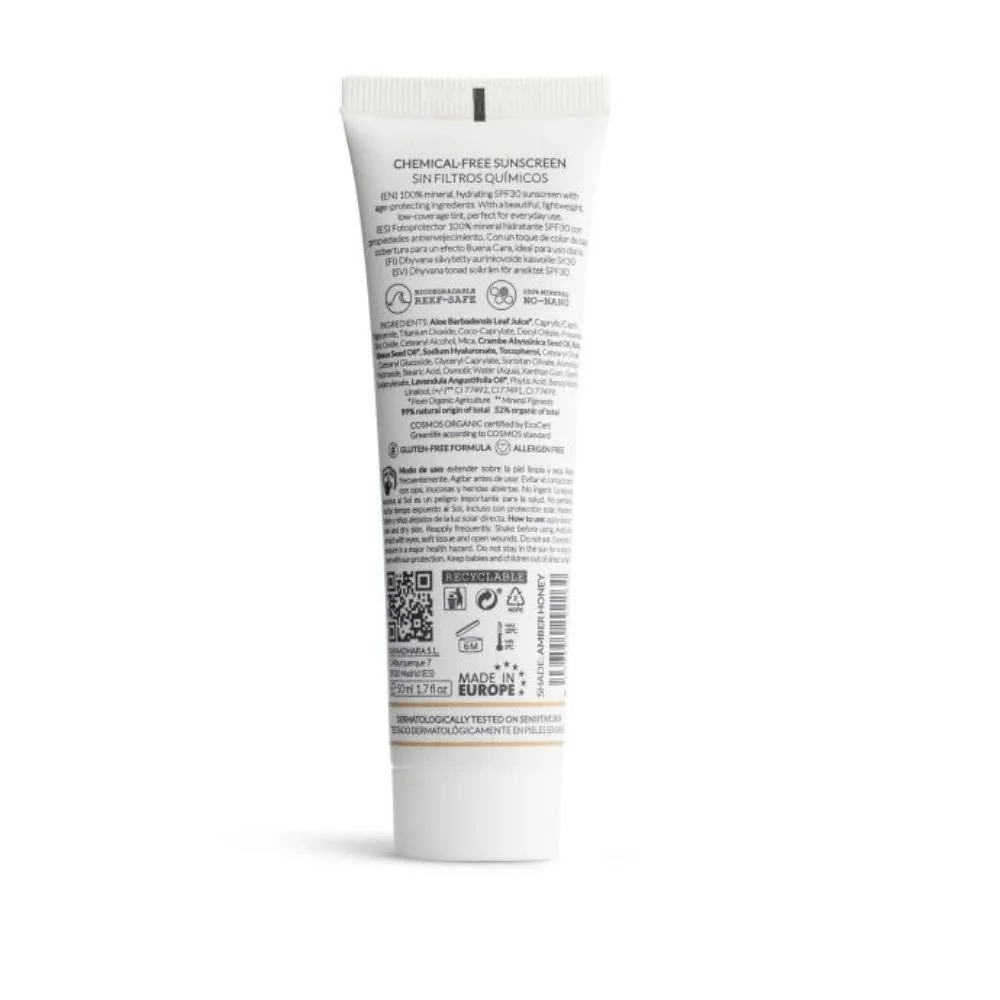 Dhyvana Přírodní minerální tónovací krém SPF30 Golden Beige 50 ml