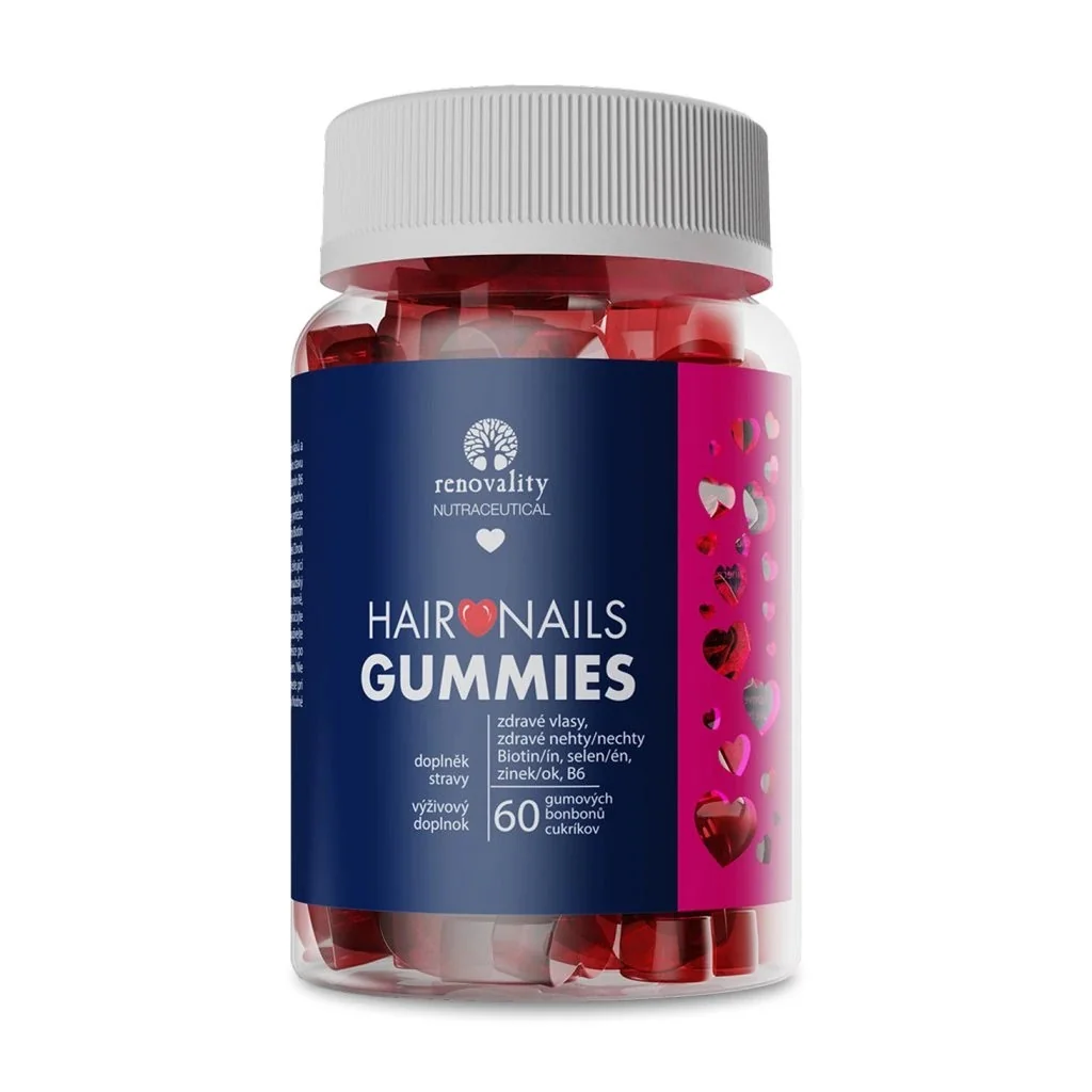 Renovality Hair Nails Gummies 60 ks