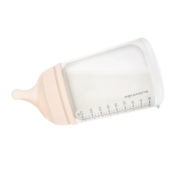 Suavinex Zero Zero Kojenecká láhev M 3m+ 270 ml 1 ks
