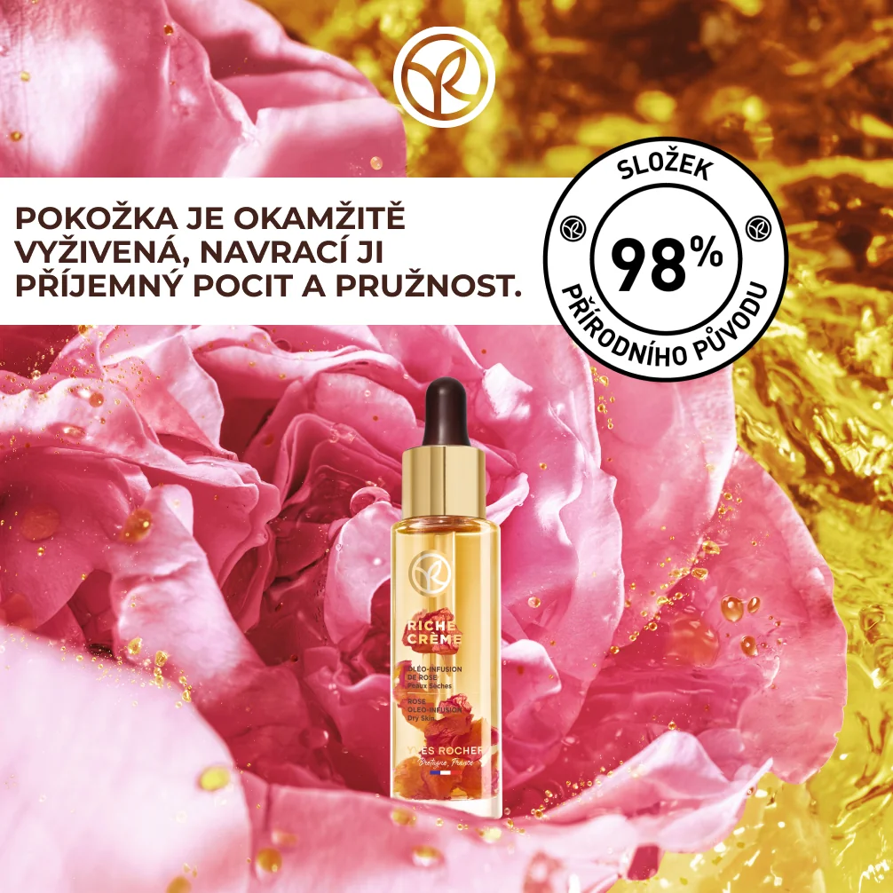 Yves Rocher Olejové sérum z růží riche 30 ml