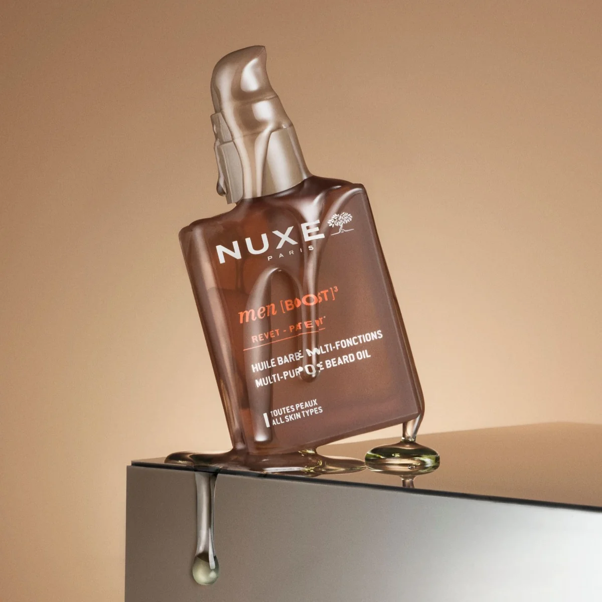 Nuxe Men [Boost]³ Multifunkční olej na vousy 30 ml