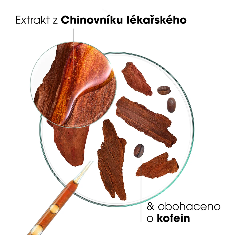 KLORANE Šampon při vypadání vlasů s chininem a BIO protěží alpskou 400 ml
