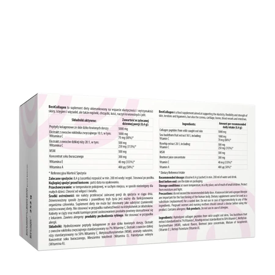 Best Lab BestCollagen mořský kolagen 30 sáčků 252 g