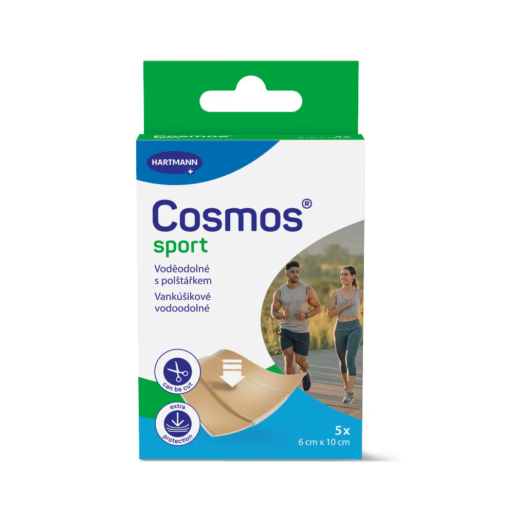 Cosmos Sport 6 x 10 cm voděodolná náplast 5 ks