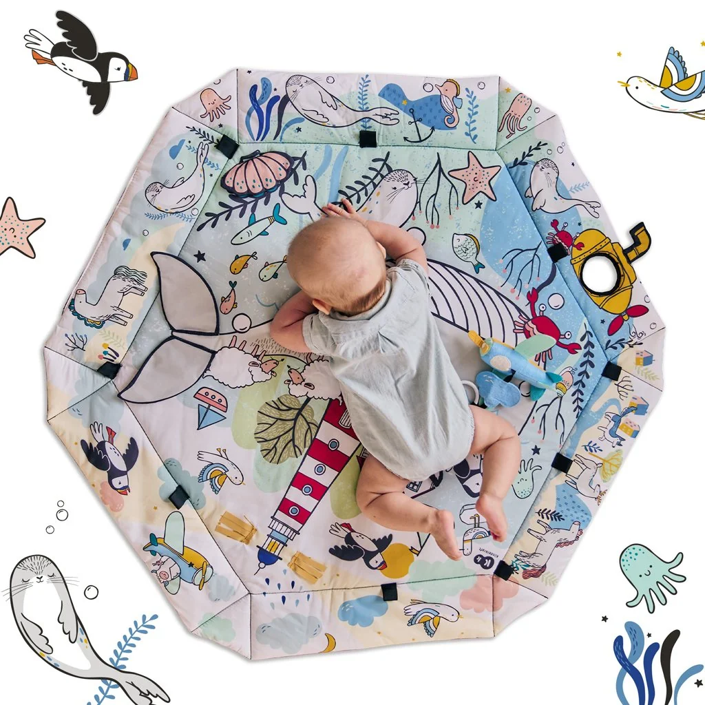 Kinderkraft Deka na hraní Smartplay Sea 