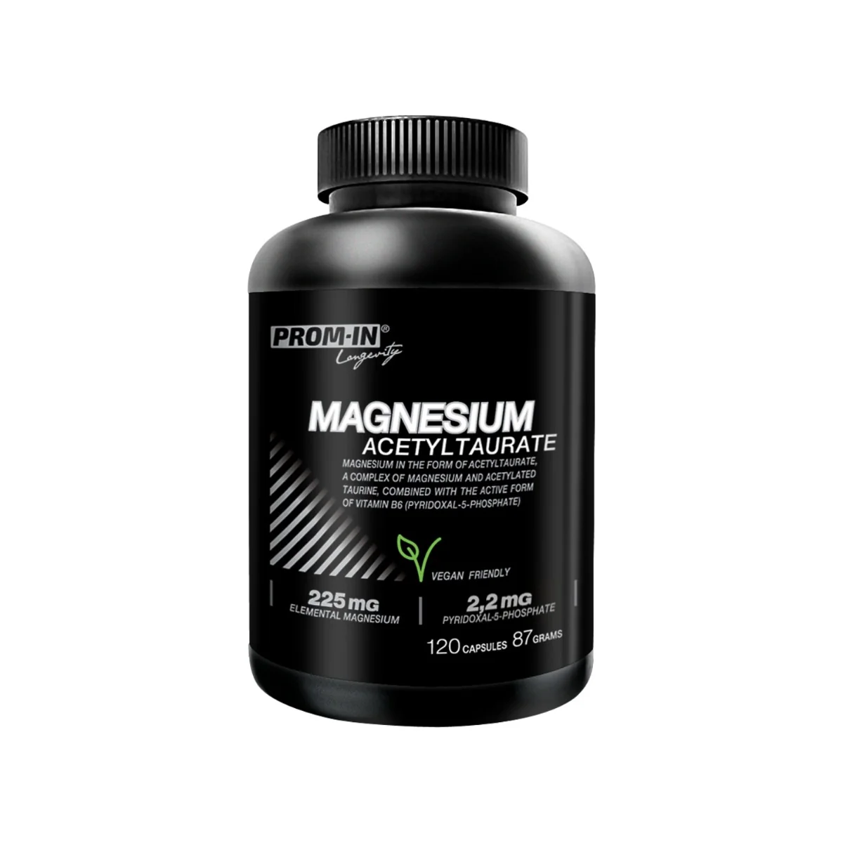 PROM-IN Magnesium Acetyltaurate 120 kapslí