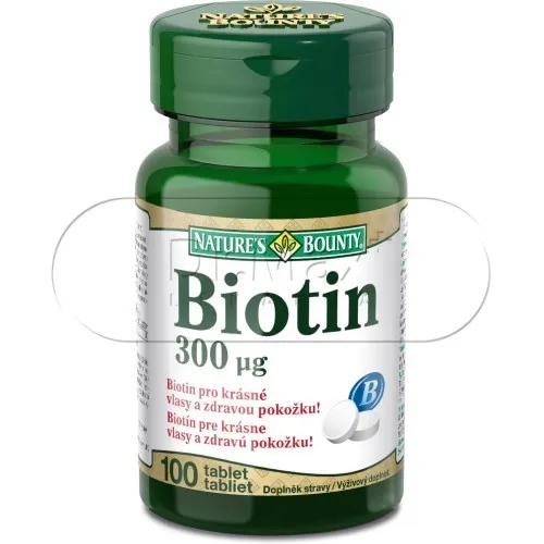 Nature's Bounty Biotin 300mcg tbl.100