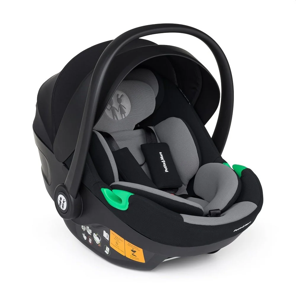 Petite&Mars Autosedačka Core Pro i-Size Black Grey 40-87cm (0-13 kg)