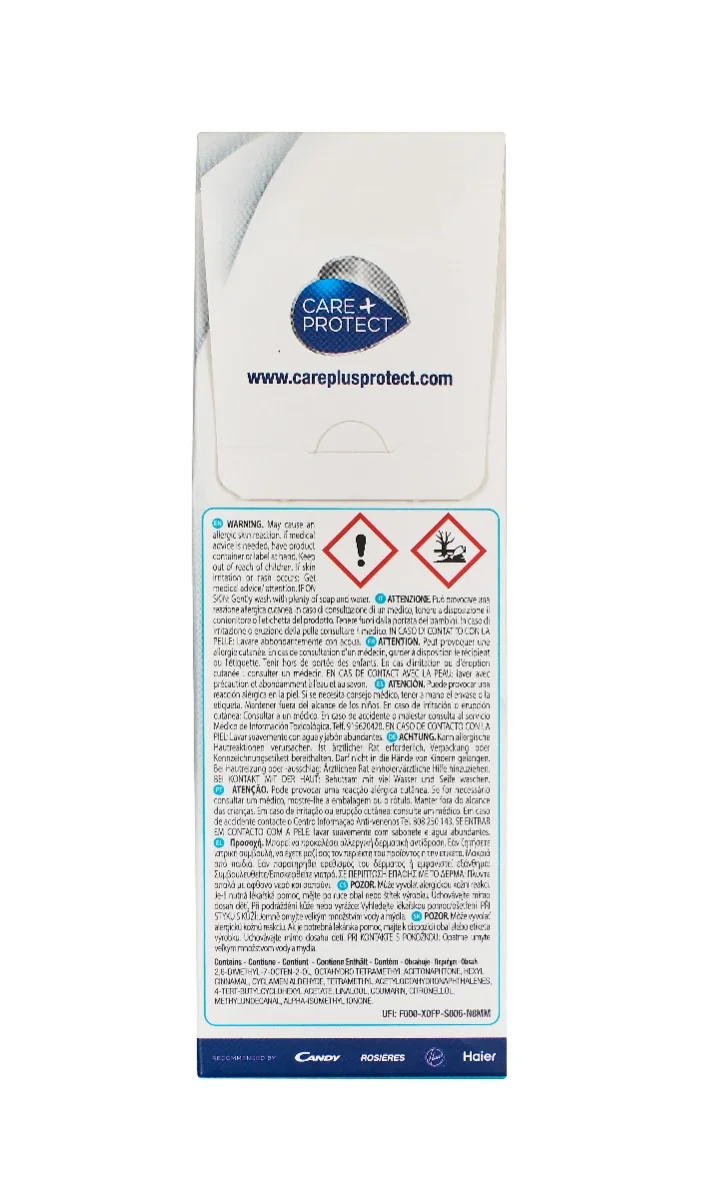 Care+Protect LPL1005CW Clean Wash koncentrovaný parfém do pračky 100 ml