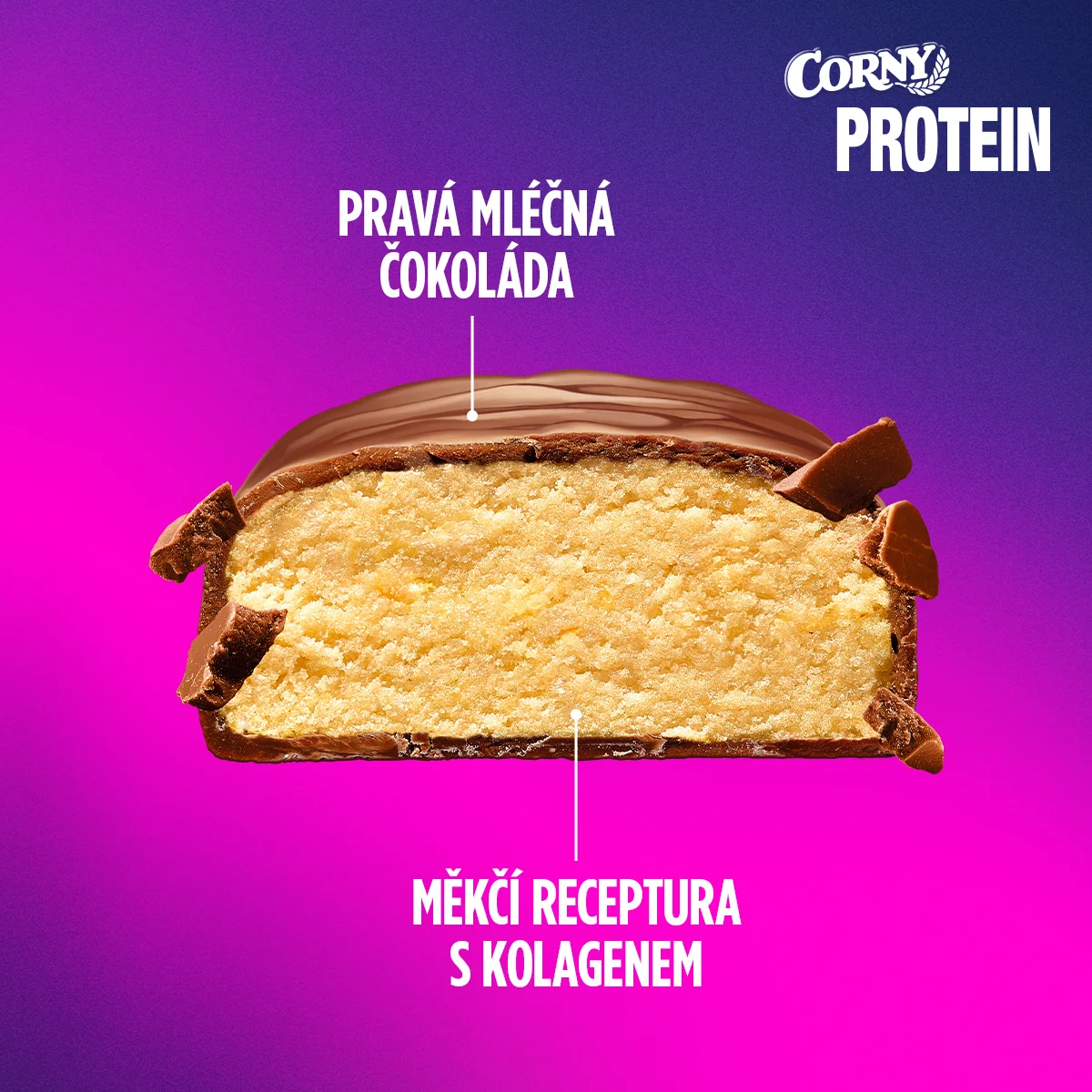 Corny Protein 30% vanilka 50 g