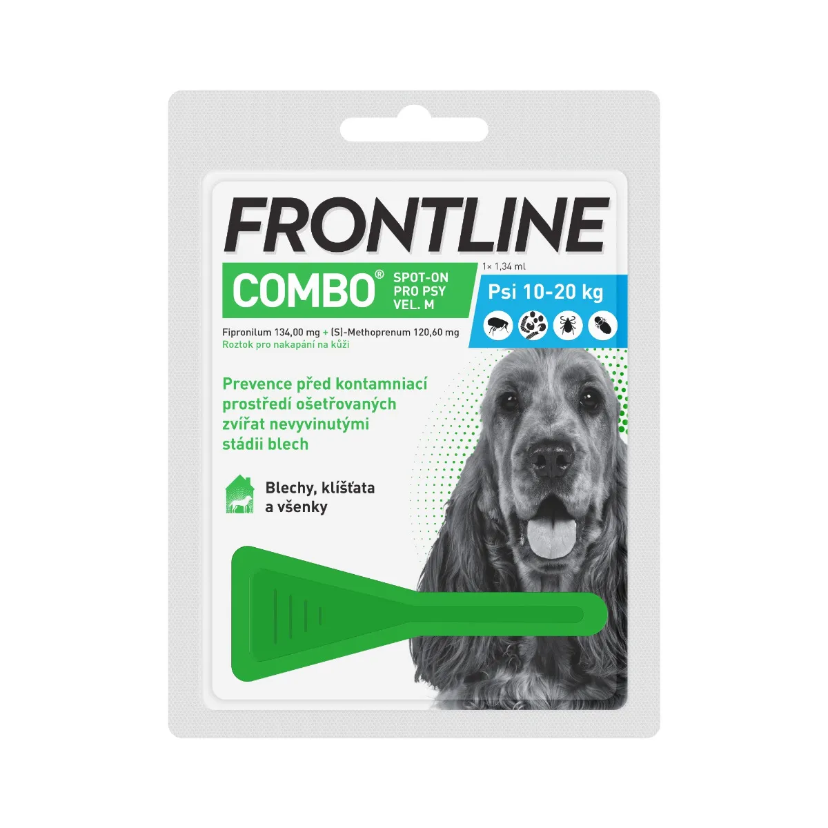 FRONTLINE COMBO pro psy 10-20 kg (M) 1 pipeta