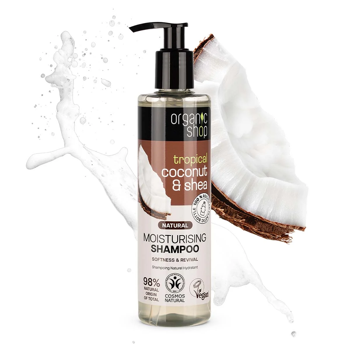 Organic Shop Simple Šampon Kokos a Bambucké máslo 280 ml
