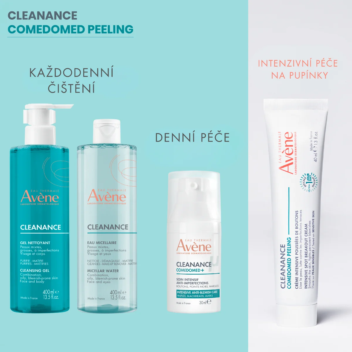 Avène Cleanance Comedomed Peeling krém proti nedokonalostem 40 ml