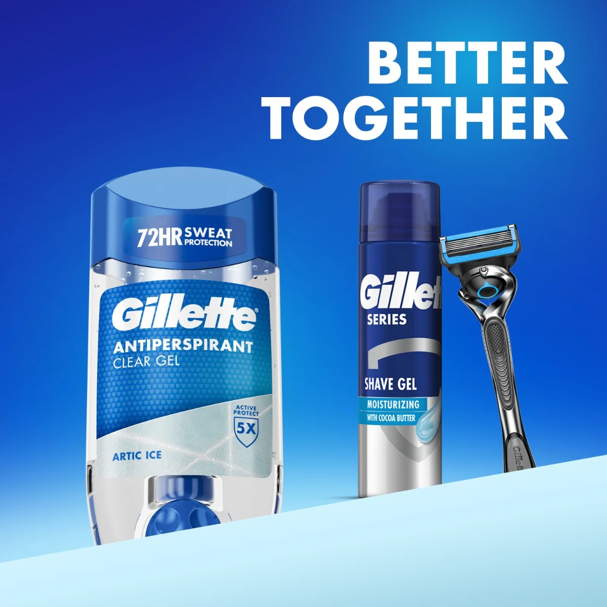Gillette Arctic Ice Pánský gelový antiperspirant 70 ml
