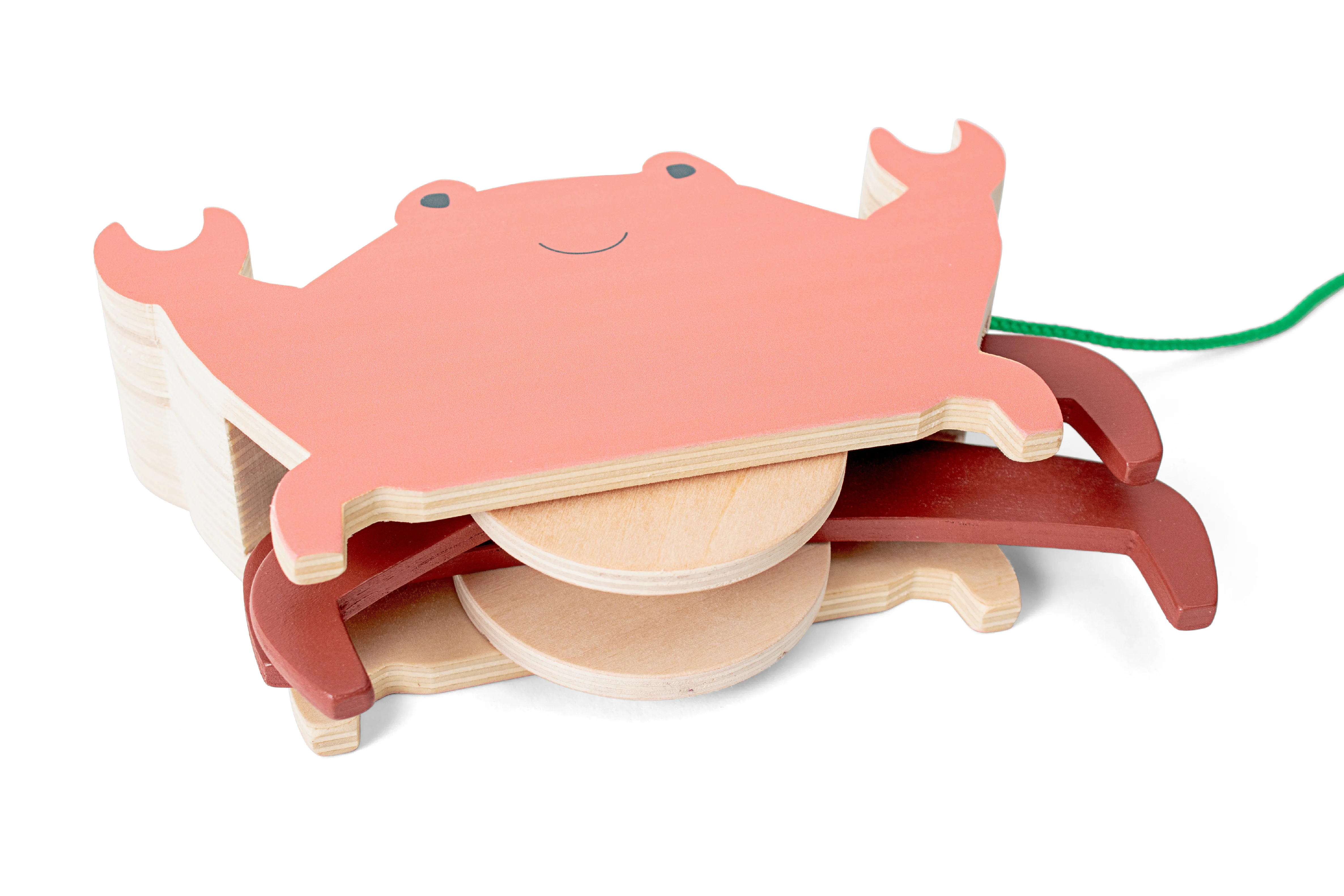 BS Toys Tahací hračka - veselý krab