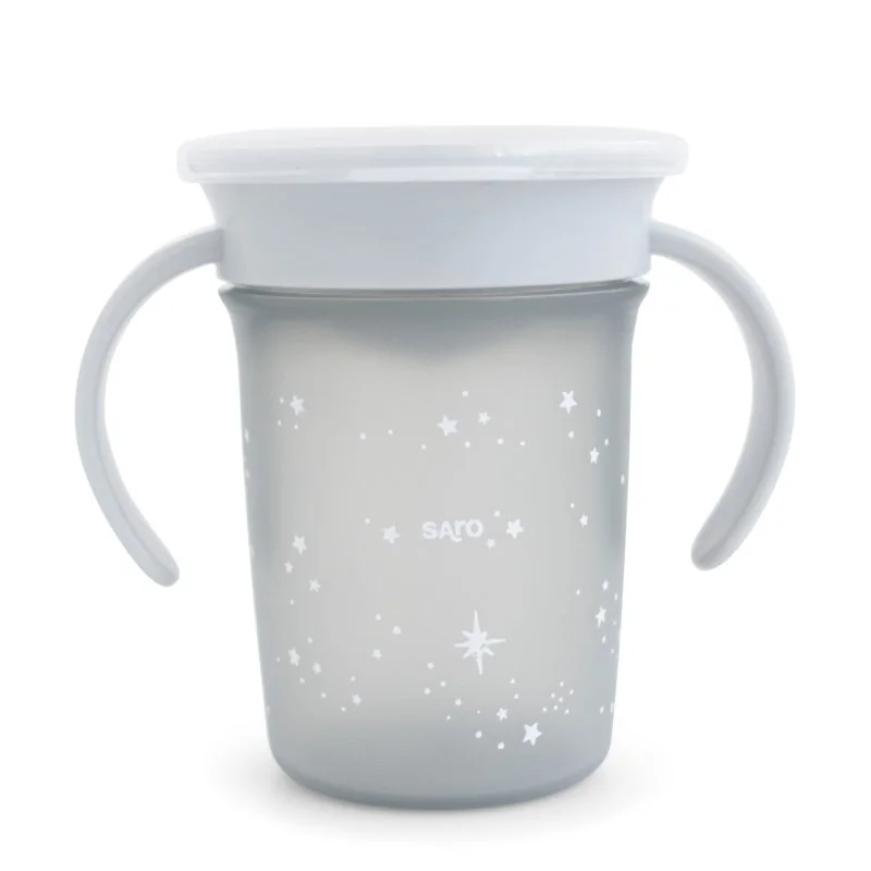 Saro Baby tréninkový hrníček 360° Grey