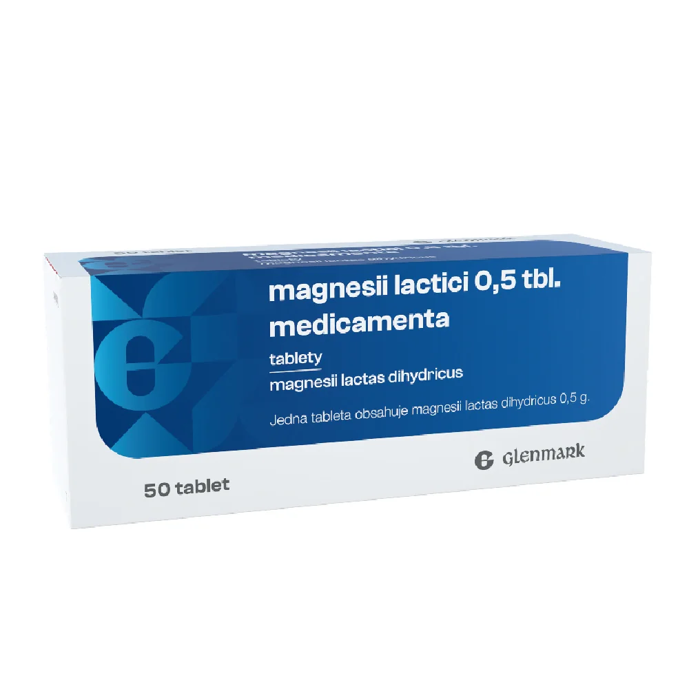 Medicamenta Magnesii lactici 0,5 tbl. 50 tablet
