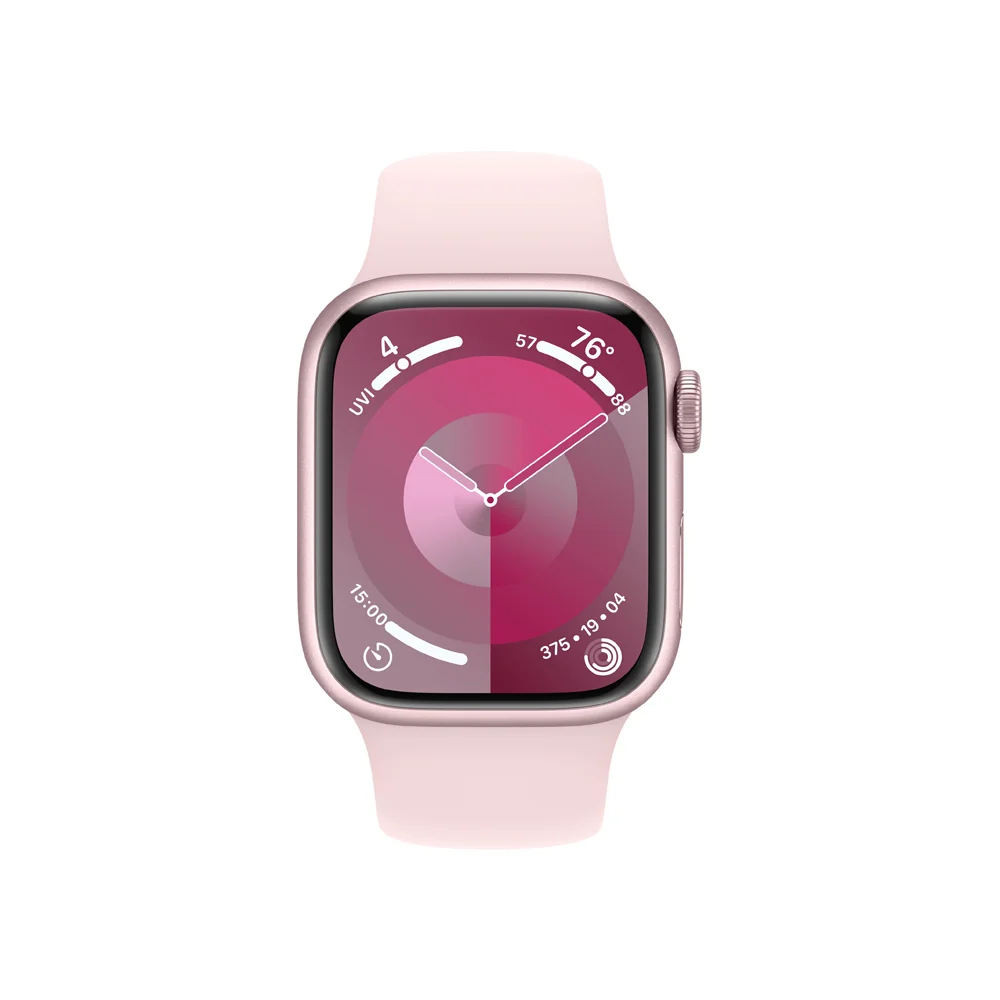 Apple Watch S9 41 mm sport band S/M smart hodinky Pink
